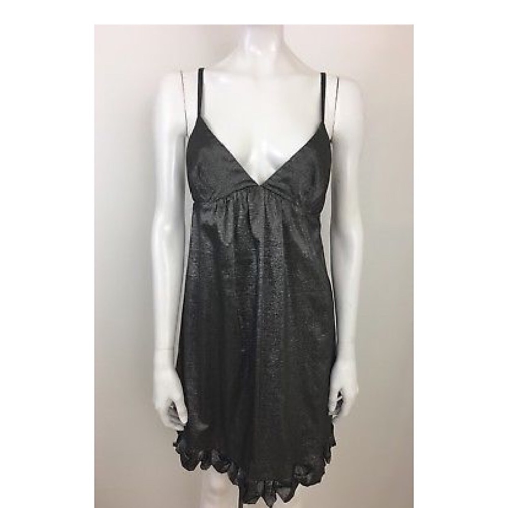 Rebecca Taylor Empire Waist Ruffle Hem Dress Sz 8